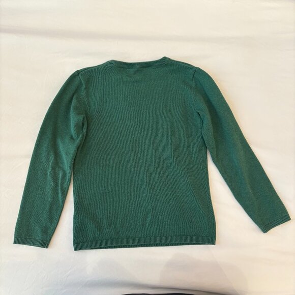 H&M Kids 'TEAM SANTA" Holiday Sweater 100% Cotton Size 6-8 - Picture 2 of 5